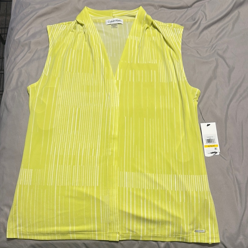 Calvin Klein Vibrant Yellow Blouse